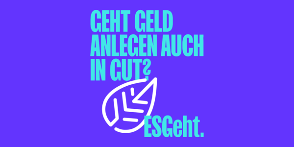 Geht Geld Anlegen auch in gut? ESGeht. - Logo des ESG-Finders der Börse Stuttgart